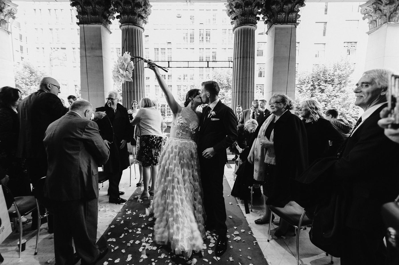 Sophie & Jason: Melbourne Town Hall & Garden Restaurant NGV